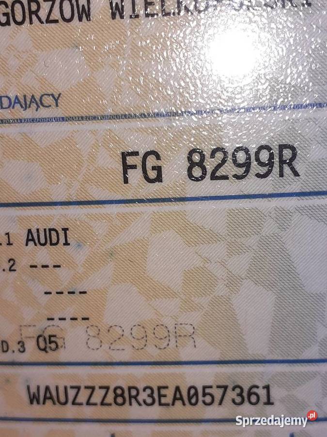 Sprzedam audi q5 20 tdi zamienię Zarejestrowany w Polsce