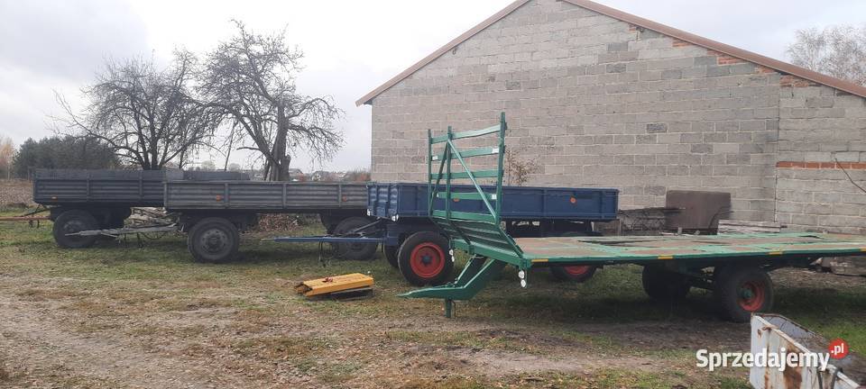 Przyczepa rolnicza Autosan b46 sztywna 45 tony łódzkie Złoczew