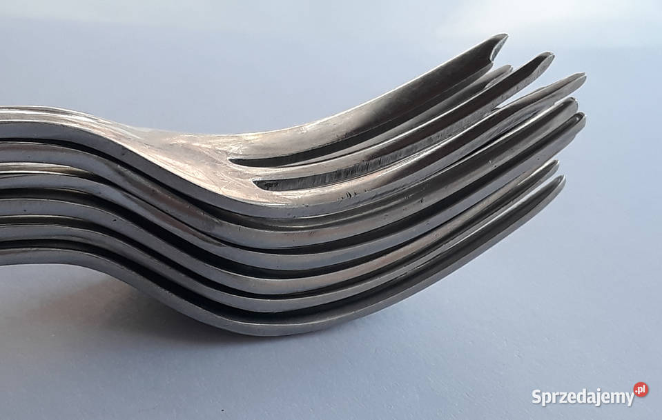 Widelczyki deserowe BAKELIT Gerlach sztućce PRL Dąbrowa Górnicza