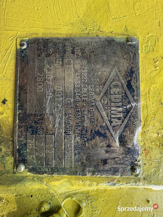 Cedima CTS 125 G Tarczowa przecinarka do płytek Łódź