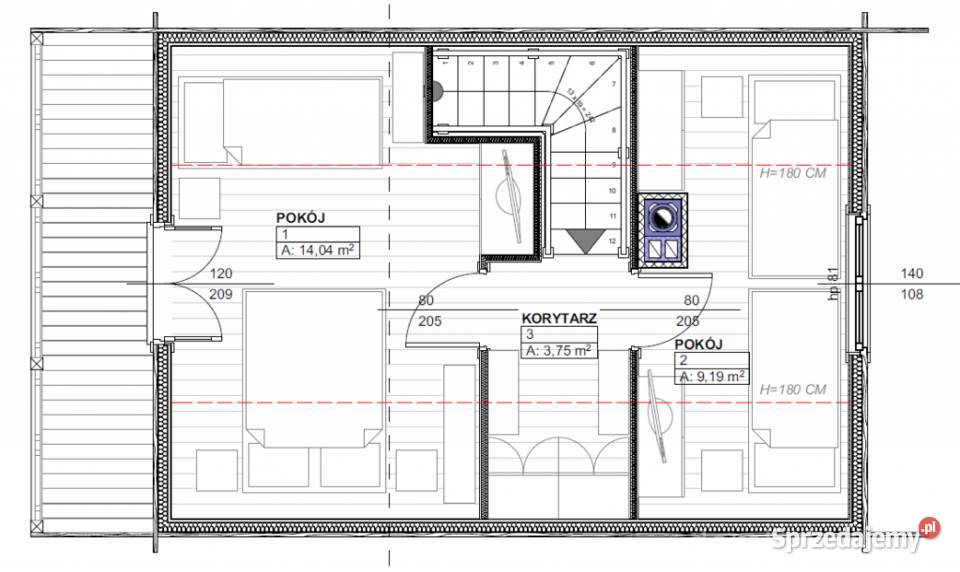 Domy drewniane z bali ceny Alicja 7x5