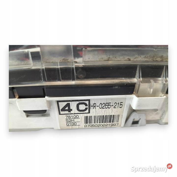 LICZNIK ZEGARY 78100S2HG100 Honda HRV 16 16V lubelskie Chełm sprzedam