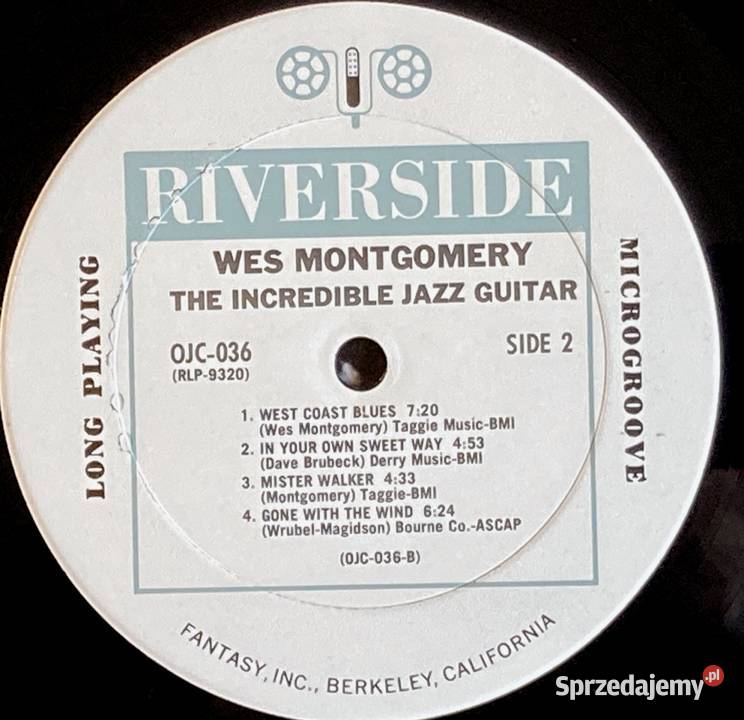 Wes Montgomery The Incredible Jazz Guitar Of Wes płyta winylowa sprzedam