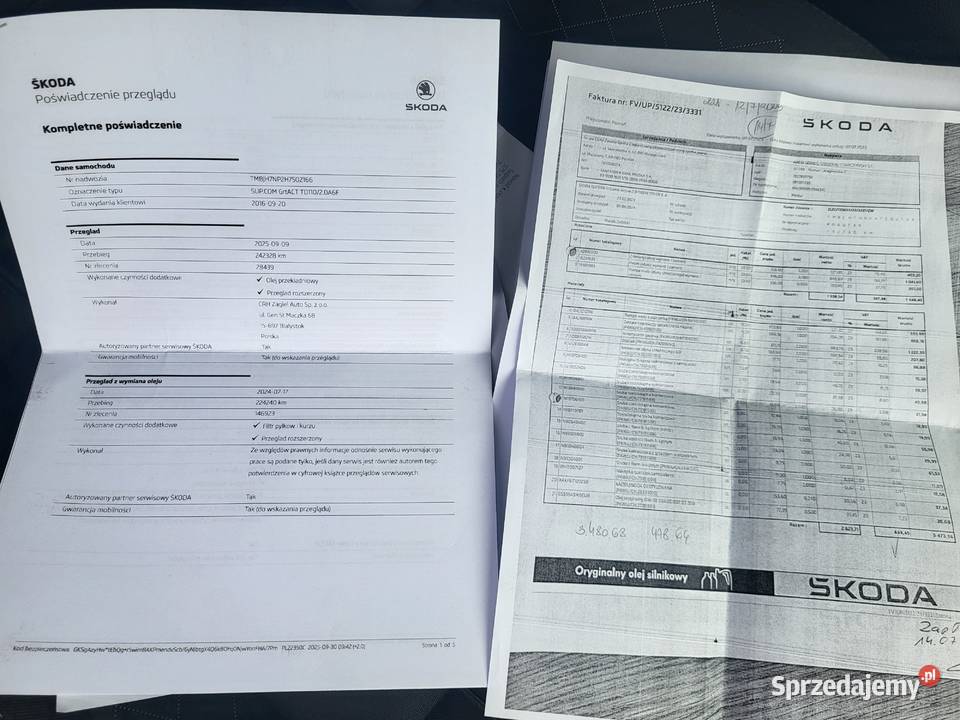 Salon Polska serwis ASO Skoda Automat DSG Łomża sprzedam