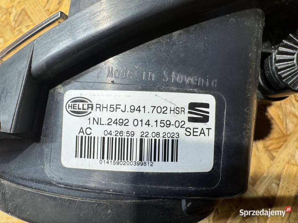 Halogen led drl prawy rh seat tarraco 5FJ Światła do jazdy dziennej DRL wielkopolskie Sieraków