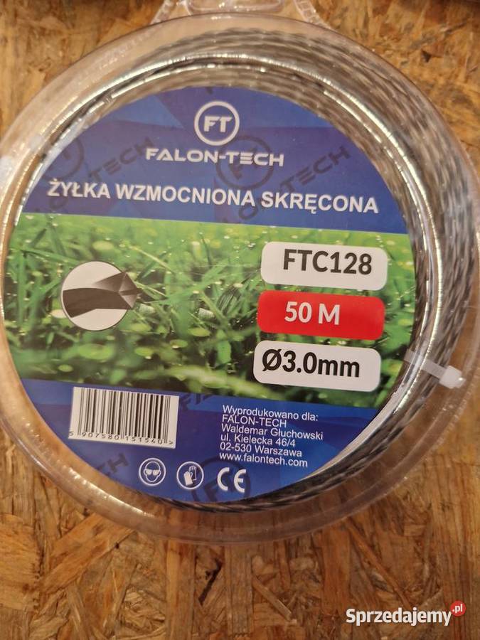 ŻYŁKA TNĄCA DO KOSY KWADRAT 30mm 50m SKRĘCANA Pozostałe wielkopolskie Głogowa