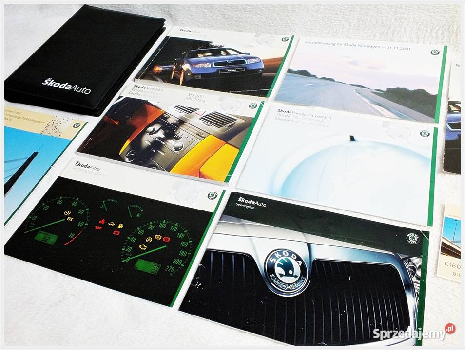 Skoda Fabia Książka serwisowa Dokumenty lubuskie