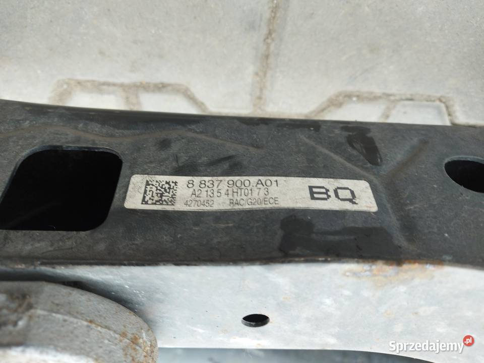 BMW G21 G20 Kombi 330e belka wózek sanki kołyska