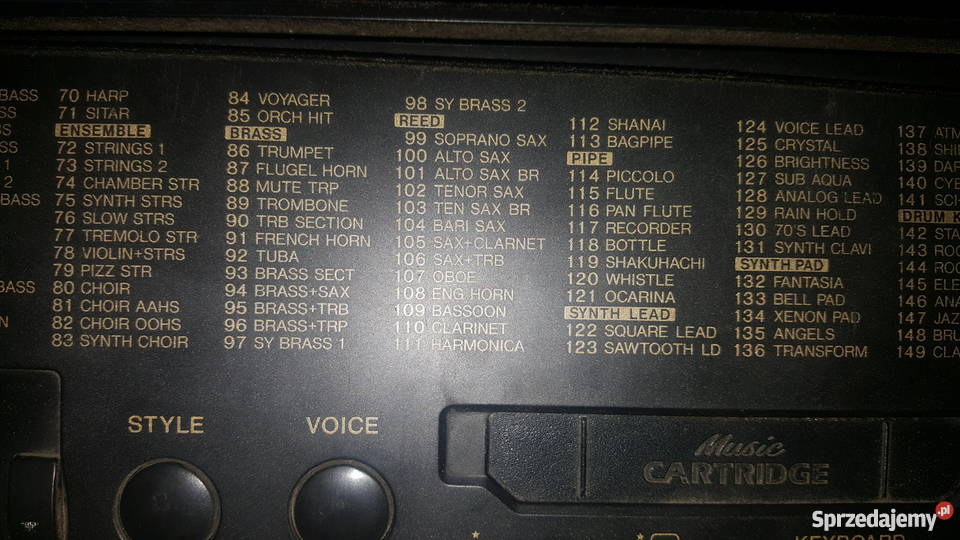 Sprzedam organy yamaha PSR 520 Łódź sprzedam