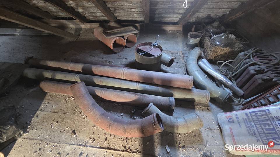 Dmuchawa do zboża z zestawem rur i kolanek 160 Bojanice sprzedam