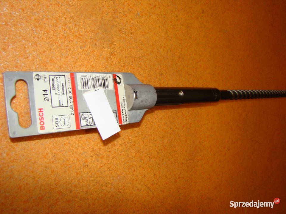 Wiertło SDS BOSCH fi 14 mm 800 x 940 mm Ref 2 Bielsko-Biała