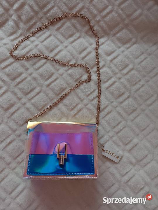 SHEIN Hologramowa torebka listonoszka wieczorowa Torby i torebki Kraków