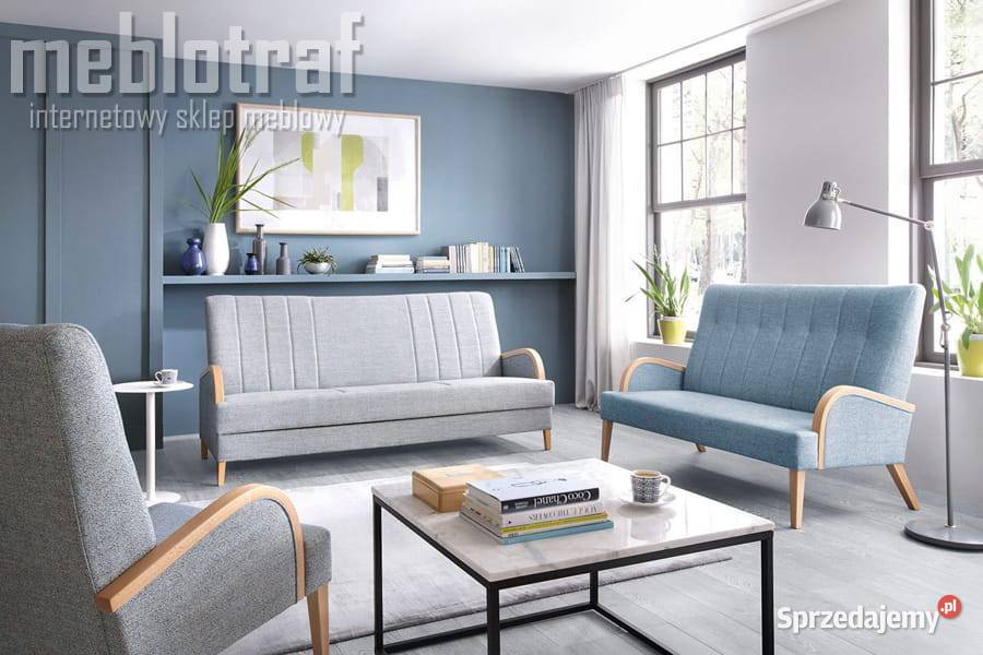 *Nowoczesność i minimalizm TORINO II sofa+2 fotele