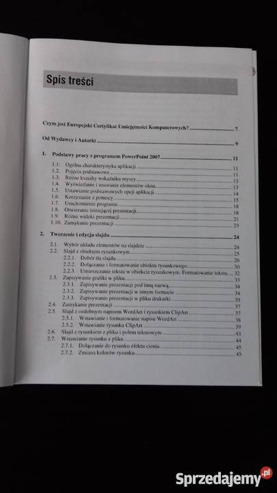 ECDL Moduł 6 Grafika menedżerska i prezentacyjna Iława sprzedam