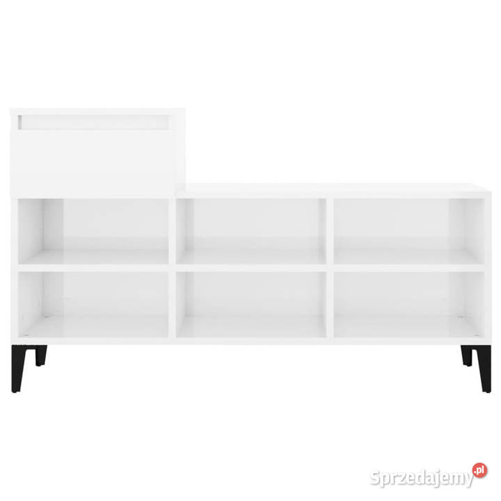 Szafka na buty wysoki połysk biała 102x36x60 mazowieckie Warszawa