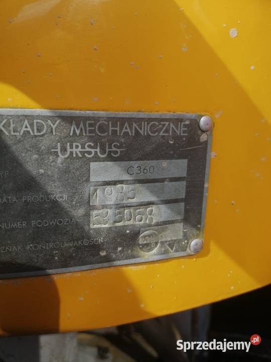 Sprzedam ciągnik Ursus c360 Ciągniki sprzedam