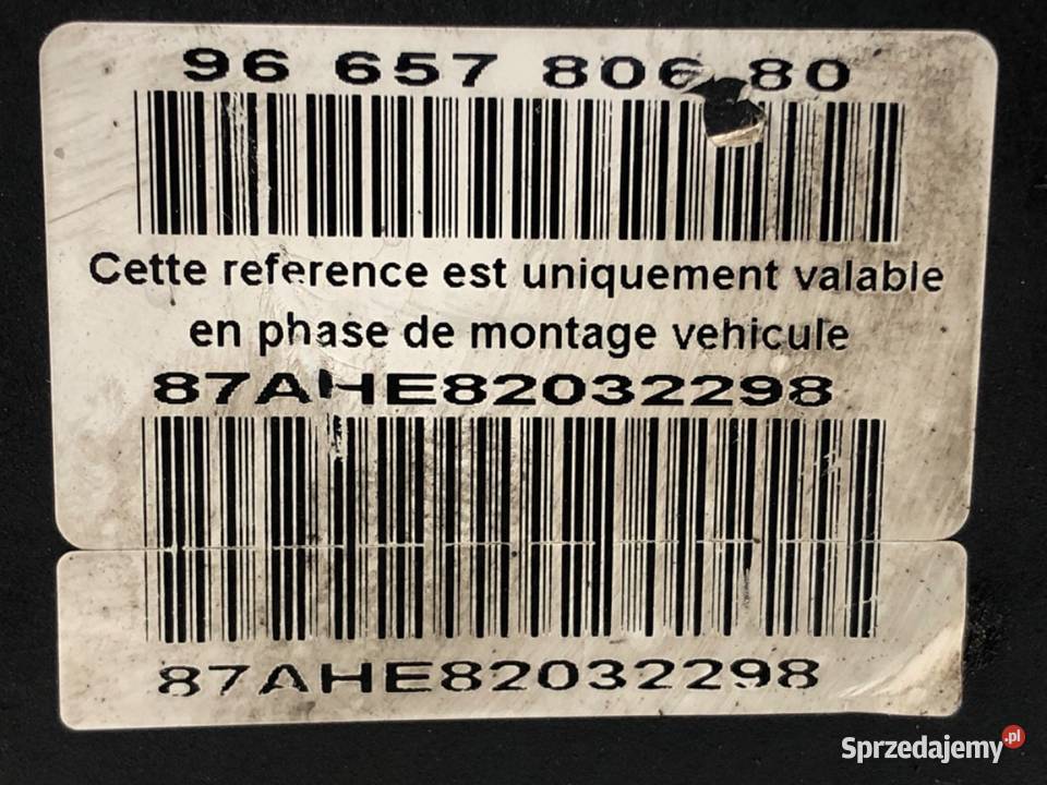 POMPA ABS CITROEN C4 PICASSO I 9660934580 16 109