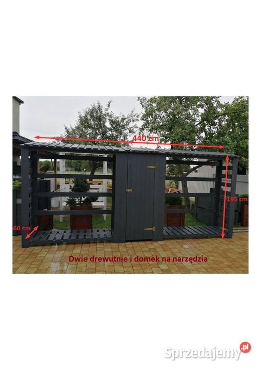 DREWUTNIA DREWNIANA PODWÓJNA z DOMKIEM Katowice