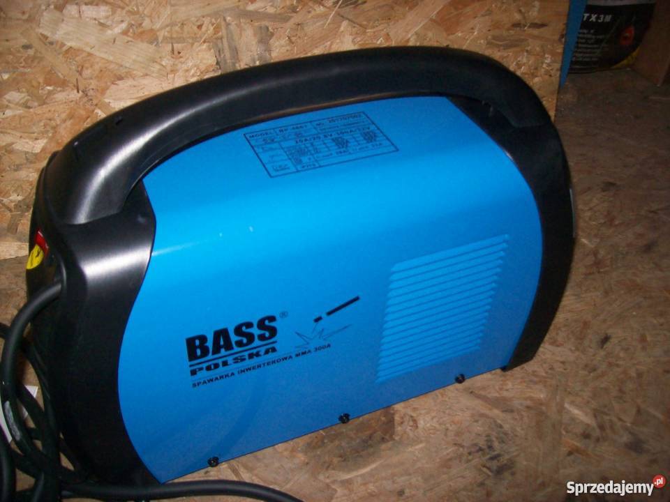 SPAWARKA INWERTEROWA MMA 300A KABLE MASKA bass