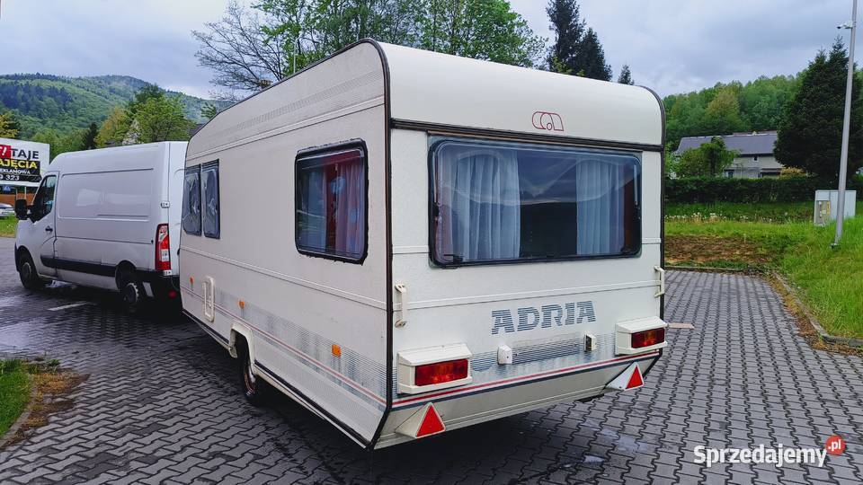 przyczepa kempingowa campingowa kemping OKAZJA śląskie Międzybrodzie Bialskie