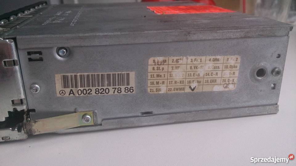 Radio Becker Europa 2000 Mercedes Ostrołęka