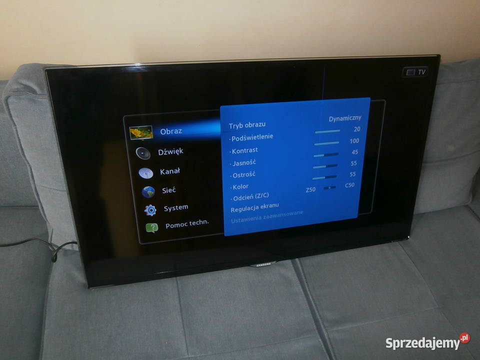 Telewizor LCD SAMSUNG UE40 ES550 do naprawy Łódź