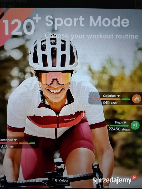 Smartwatch Fitness Tracker złoty z akumulatorem Zgierz