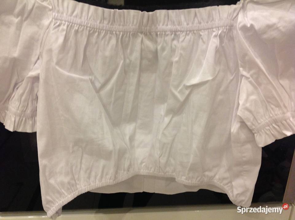 Biały Crop Top River Island r S nowy Nowa Sól