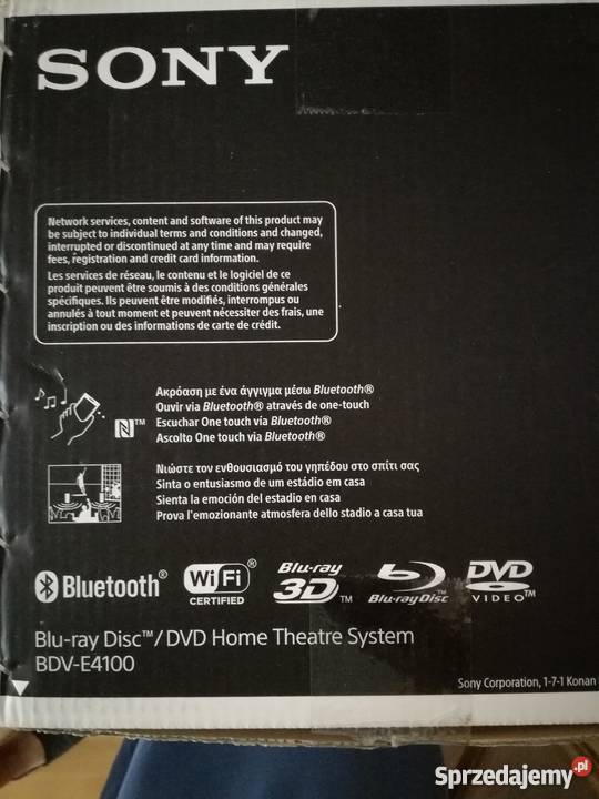 Kino domowe SONY BDV E4100 Wrocław