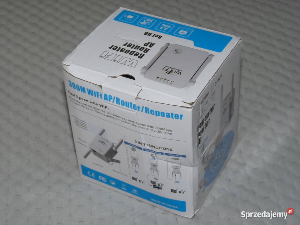 Repeater router WiFi 24 GHz 300 Mbs 4 anteny router Kraków