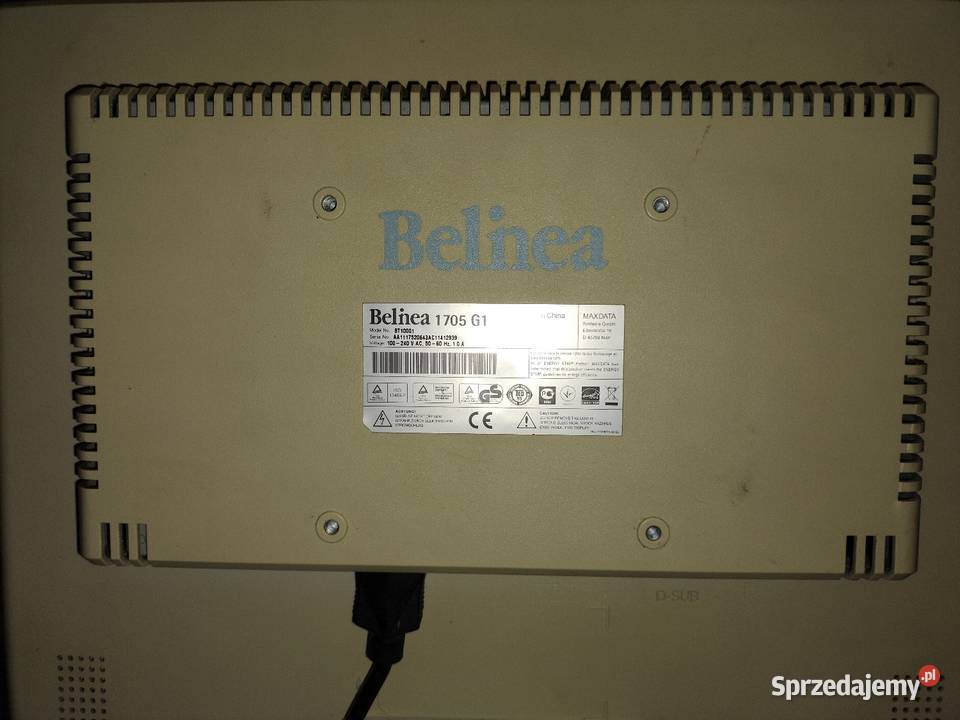 Monitor Belinea Monitory i projektory mazowieckie Kobyłka
