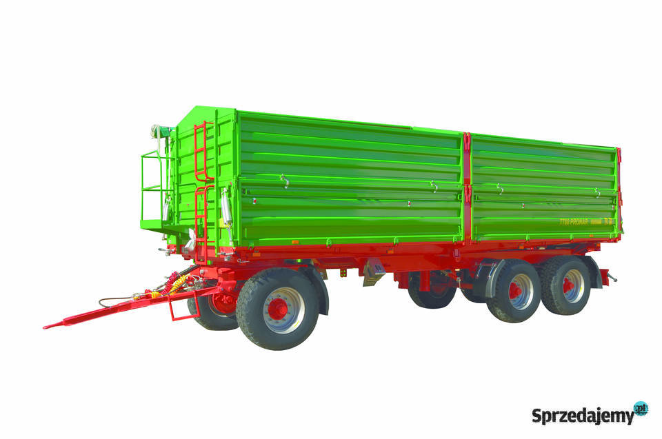 Przyczepa rolnicza trzyosiowa przyczepy Pronar Rogóźno