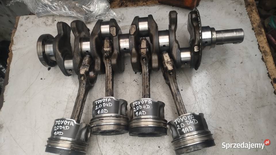TOYOTA AVENSIT T25 20 D4D 1AD wał korbowy tłok Kielce