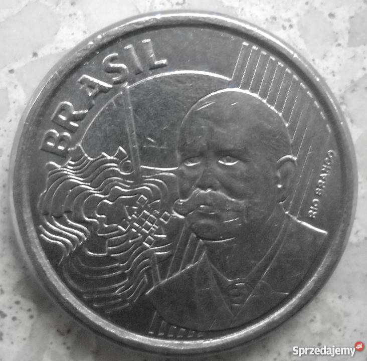 BRAZYLIA50 CENTAVOS2010 r RIO BRANCOGRUBA