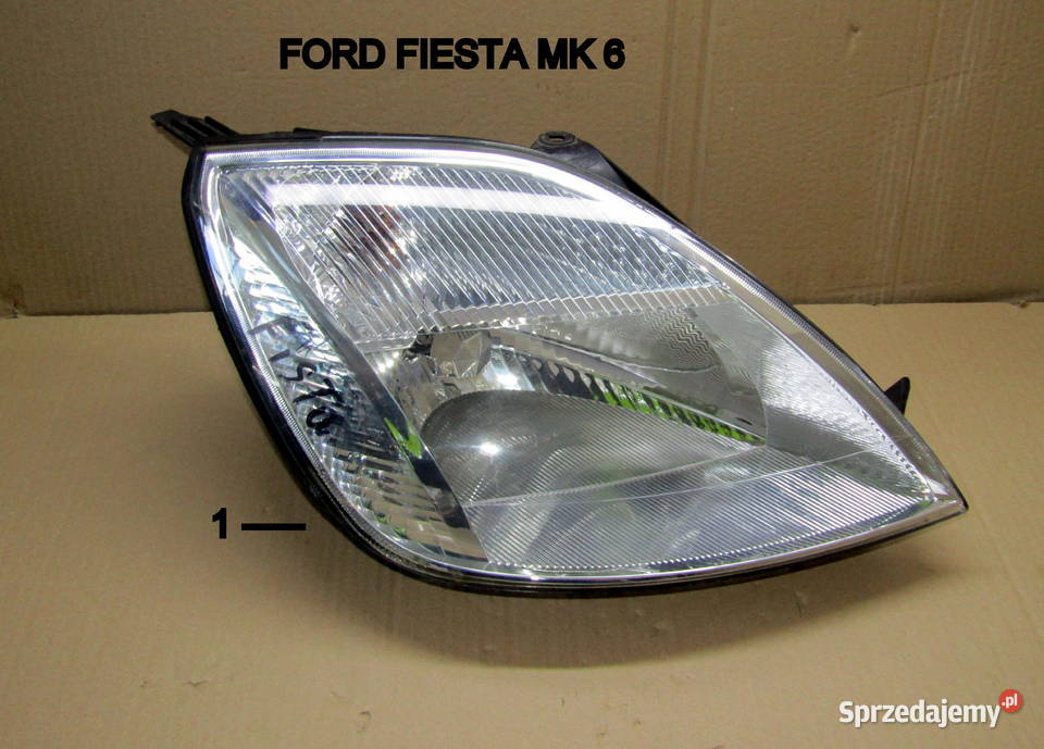 LAMPA PRZEDNIA PRAWA FORD FIESTA MK6 0206r Lampy przednie Mysłaków