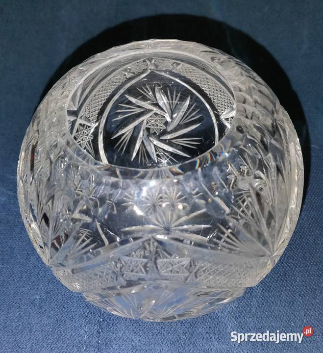 Zestaw szkła kryształowego misa popielniczka Bielsko-Biała