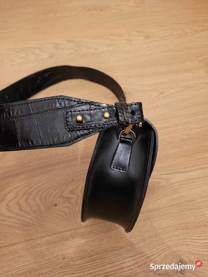 Nowa czarna skórzana torebka czarny mazowieckie Warszawa sprzedam