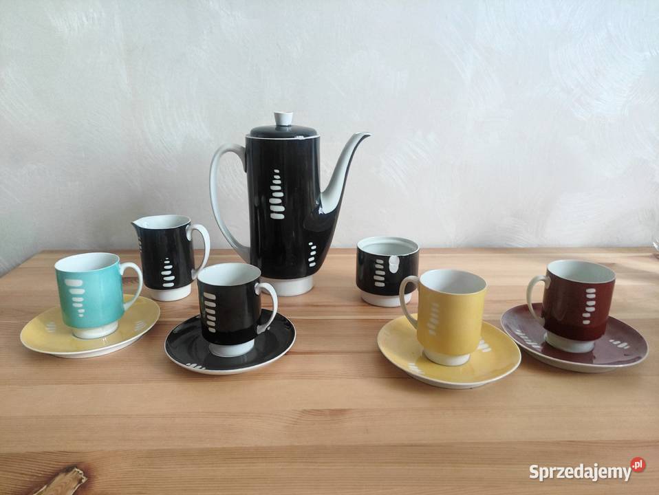 Serwis kawowy London Ćmielów Wacław Potacki Porcelana i szkło Sosnowiec