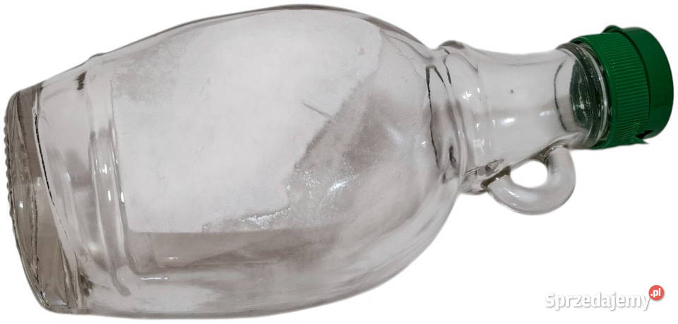 Buteleczka butelka 200ml 8x16 Kreatywne szkło Dom i Ogród śląskie Czeladź