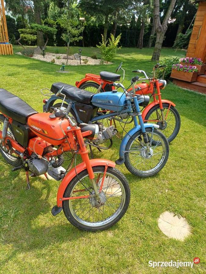 motorower romet ogar 200 czerwony Borówno