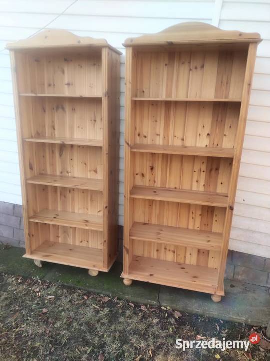 Regały ELLA lite drewno 2 sztuki transport Kraków sprzedam