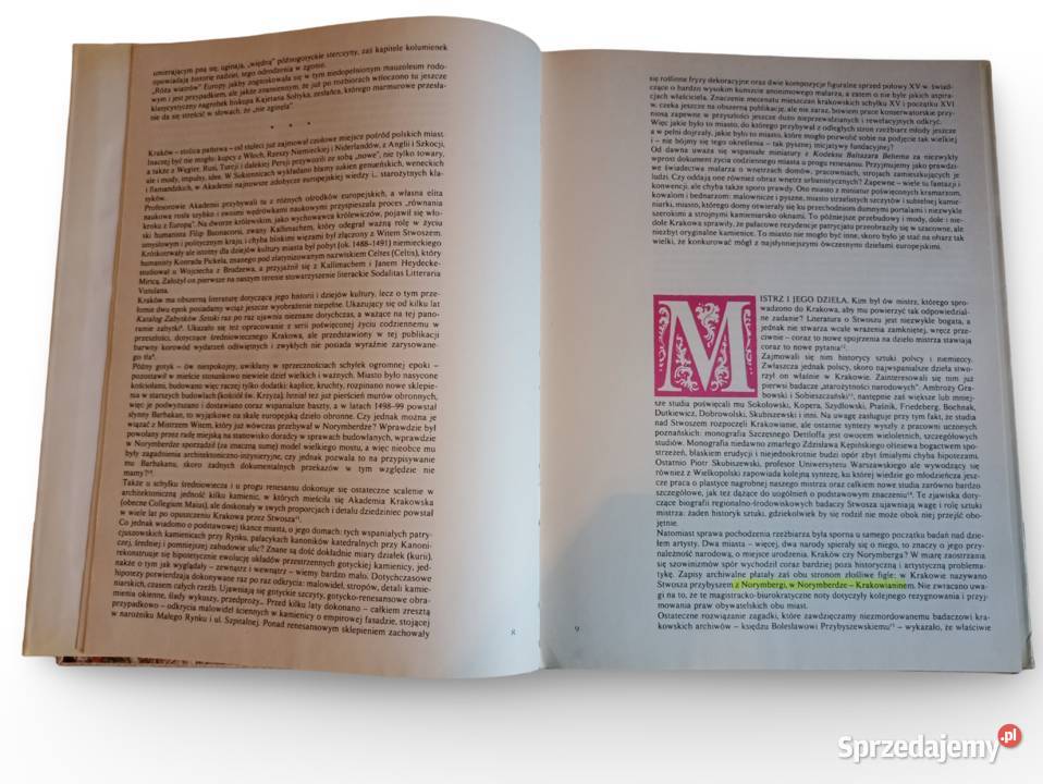 Tadeusz Chrzanowski Ołtarz Mariacki Wita Stwosza twarda z obwolutą Poradniki, albumy i reportaże Kraków