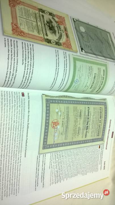 katalog aukcyjny papierów wartościowych 5054 Warszawa