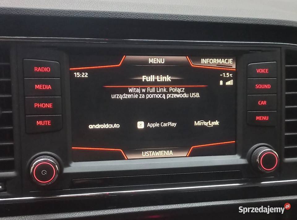 APPLE CARPLAY ANDROID AUTO FULL LINK SEAT MIB2 Kudowa-Zdrój