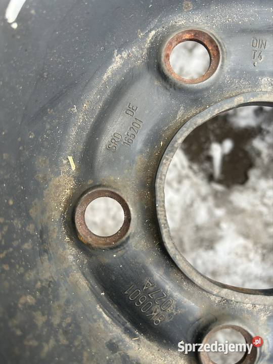 Felgi stalowe r16 vw audi skoda 5x112 Średnica 16" dolnośląskie