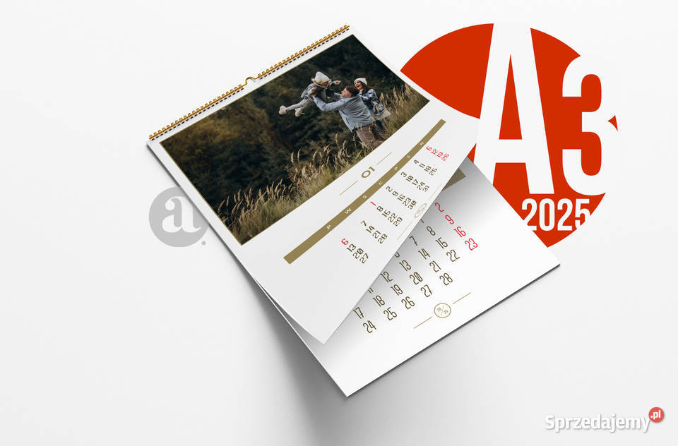 Foto Kalendarz Szablony A3 Kalendarium 2025 DVD Kraków sprzedam