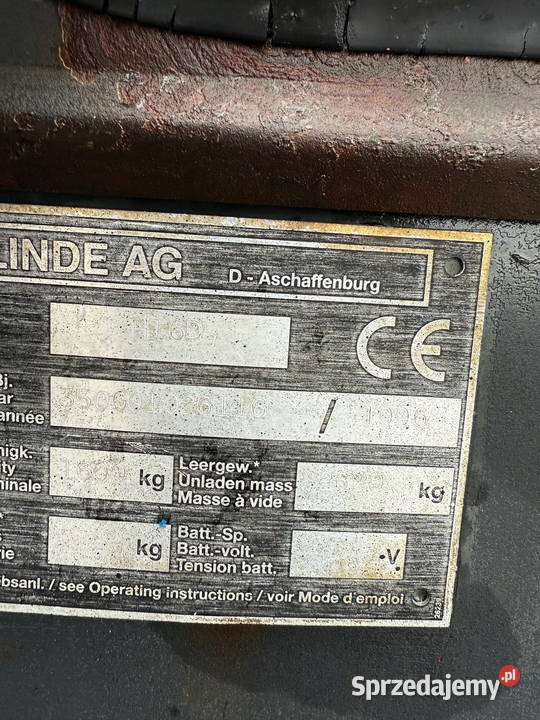 wózek widłowy LINDE H16D 1600 TRIPLEX 420m Działoszyn