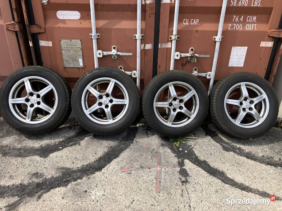 Komplet 4 kół felgi aluminiowe Subaru opony Samochodowe Kokanin sprzedam