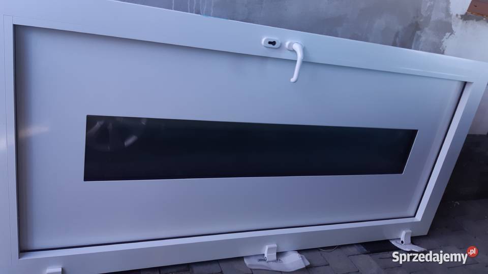Drzwi wejściowe aluminiowe trzyszybowe Wysokie
