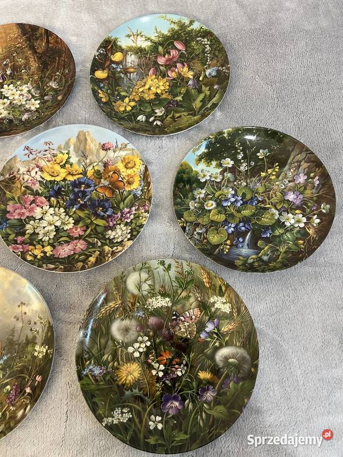 Zestaw 7 talerzy ozdobnych Furstenberg Jasło sprzedam
